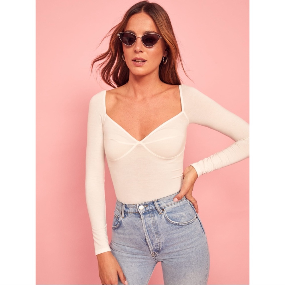 NWT Reformation Heather Bodysuit